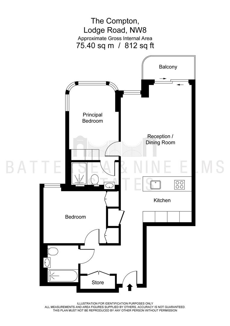 2 bedroom Apartment to rent in The Compton, Lodge Road, NW8 Battersea